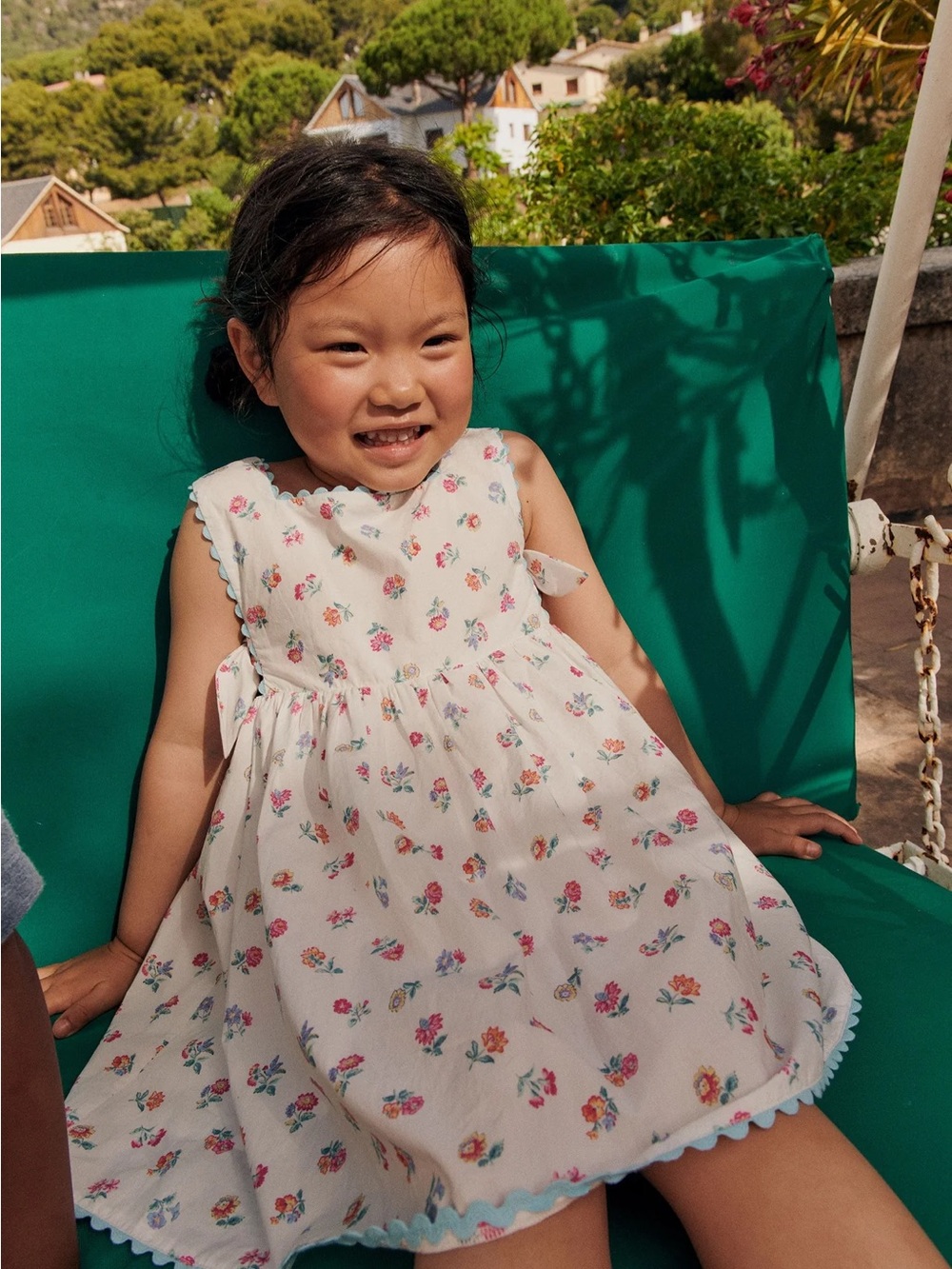 Louise Misha Aloisa Dress in White Felicia Flowers
